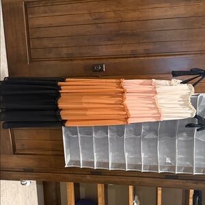 Colorblock Maxi Dress with Straps